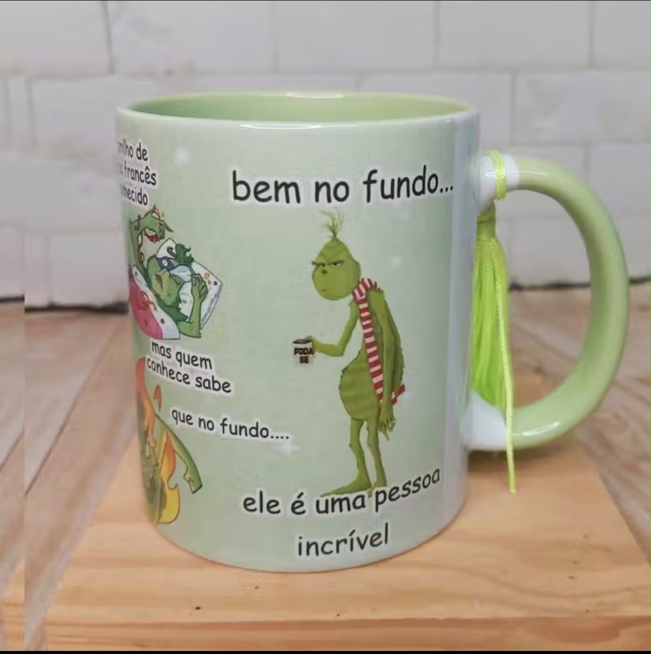 Caneca Grinch – Tanto Faz (Cerâmica 325ml) 2