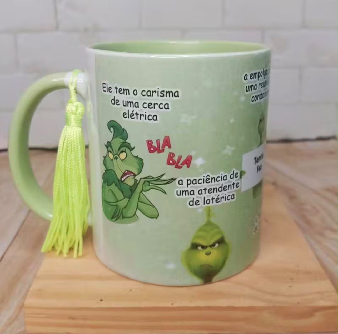 Caneca Grinch – Tanto Faz (Cerâmica 325ml) 3